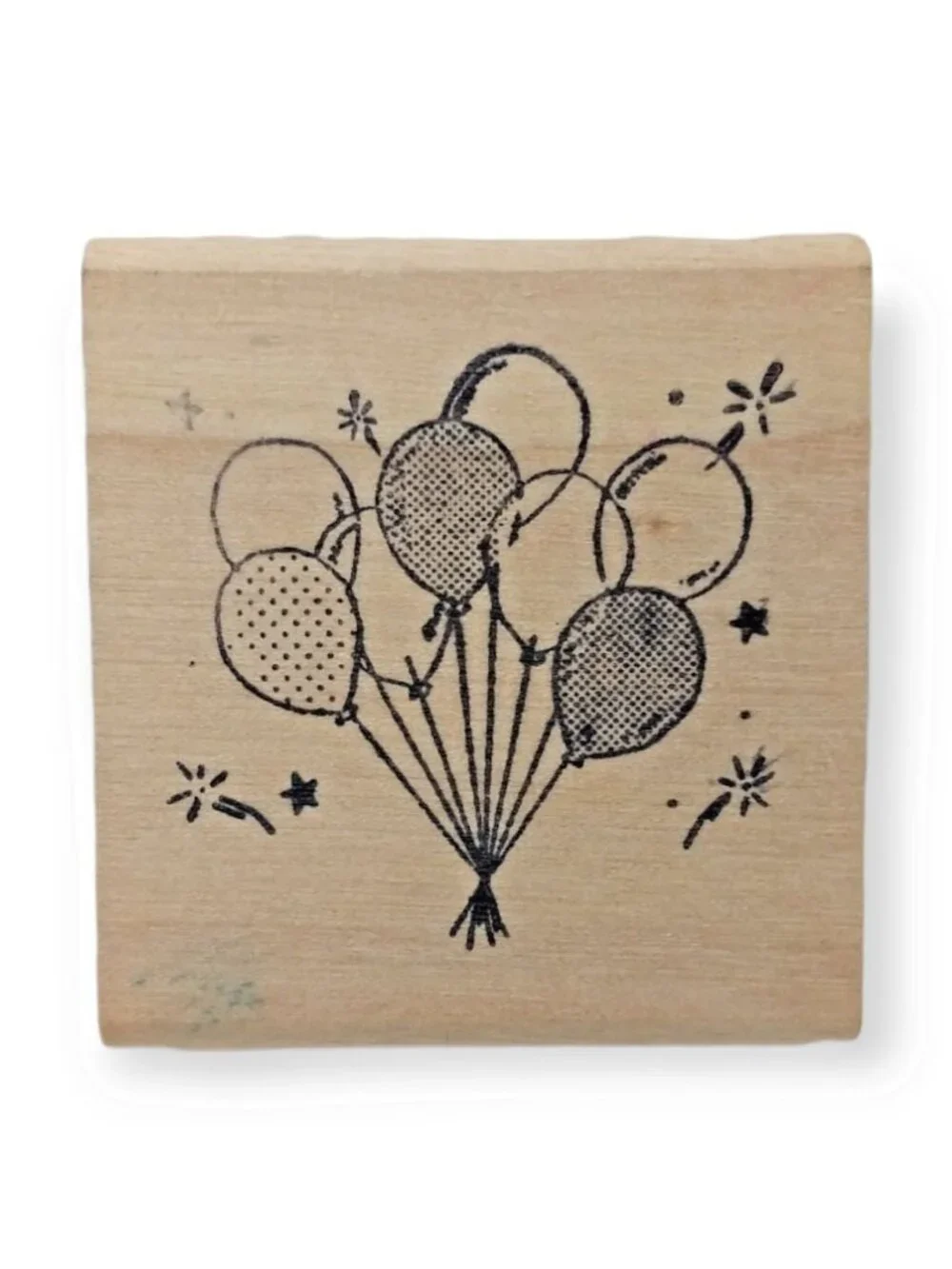 Vintage Happy Birthday 3 Pieces Rubber Stamp Bundle